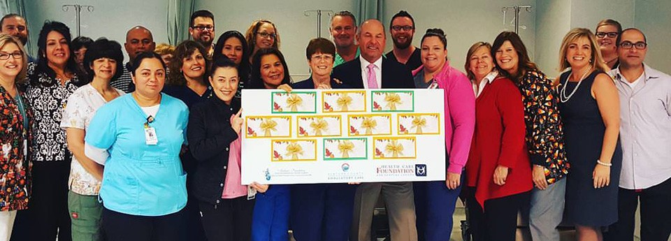 The AGSS Memorial Foundation was pleased to present gift cards to VCMC Oncology/Hematology Department patients.